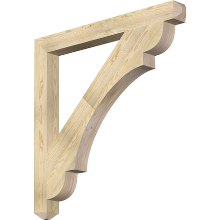 Olympic Craftsman Rough Sawn Bracket, Douglas Fir, 4W X 42D X 42H